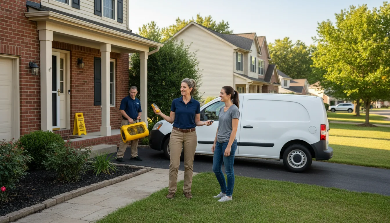 Water restoration image for Mildew Remediation in Sewaren, NJ